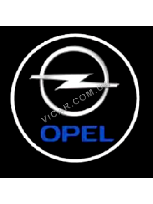 Логотип led в карту дверей Opel
